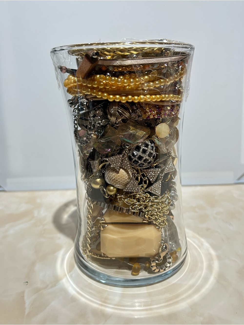 Mystery Jewelry Jar Neutral Bling